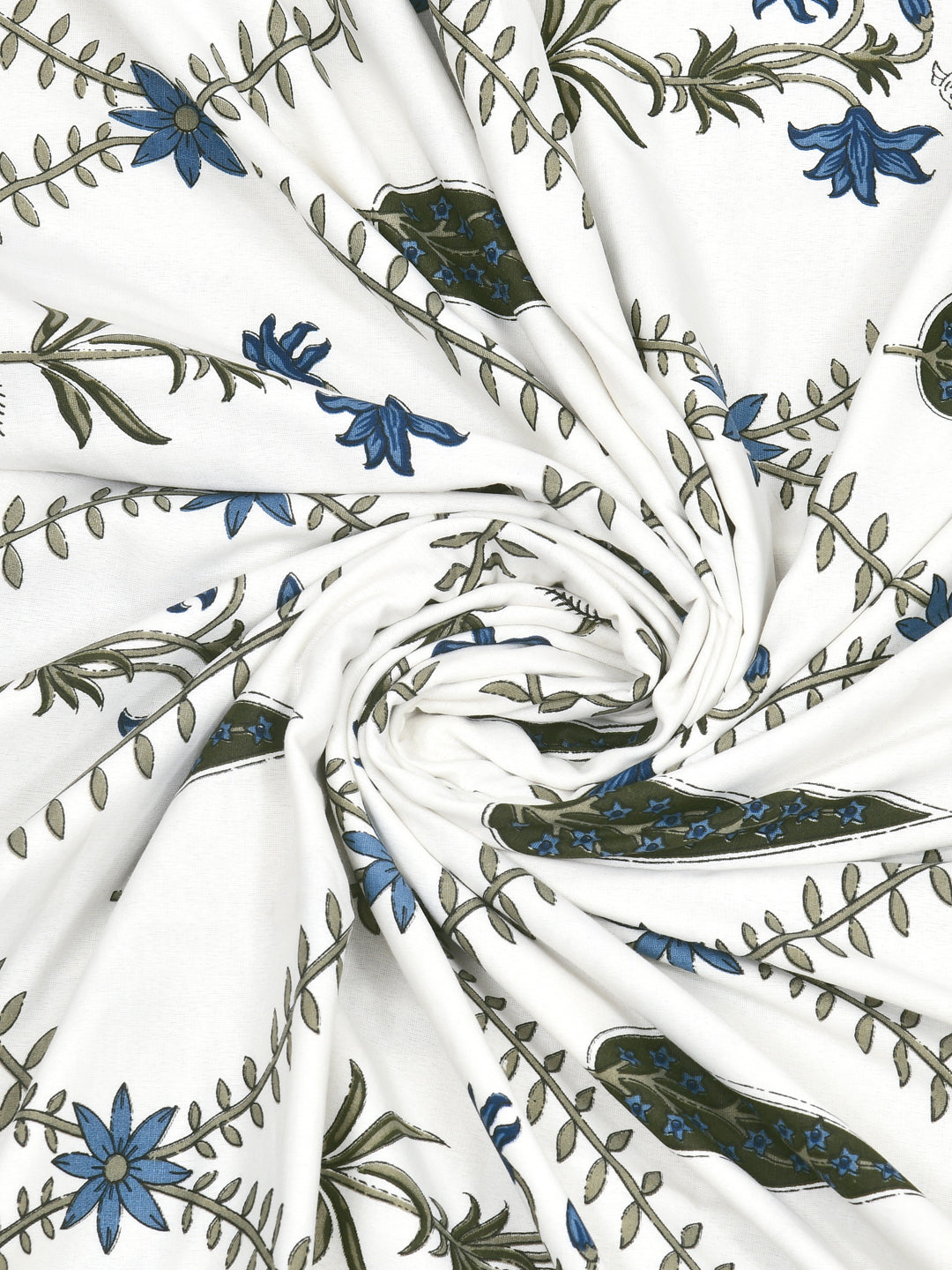 Ethnic Printed Reversible Single Bed Cotton AC Blanket | Lightweight Summer Dohar 60x90 inches