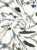 Ethnic Printed Reversible Single Bed Cotton AC Blanket | Lightweight Summer Dohar 60x90 inches