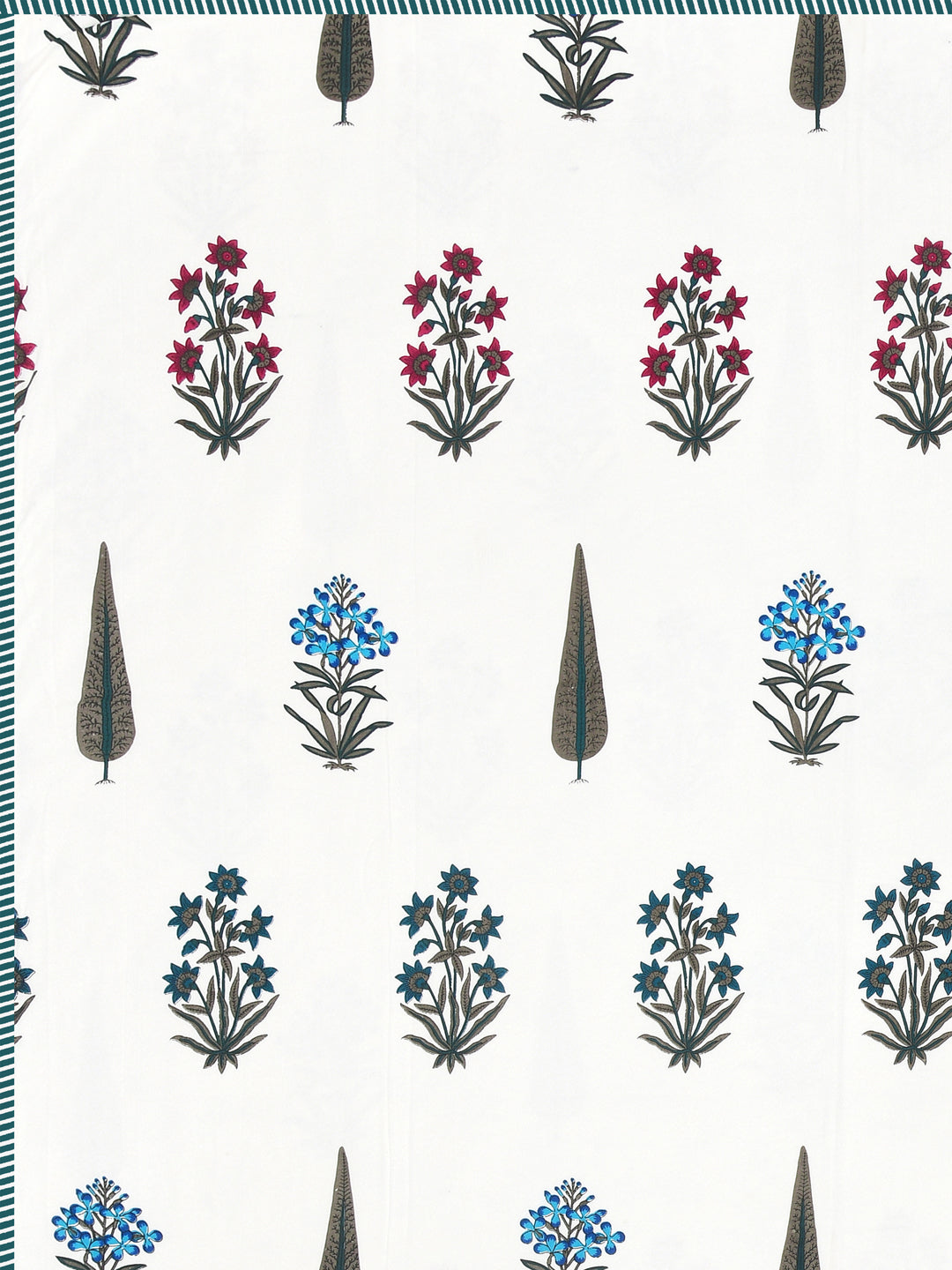 Ethnic Printed Reversible Single Bed Cotton AC Blanket | Lightweight Summer Dohar 60x90 inches