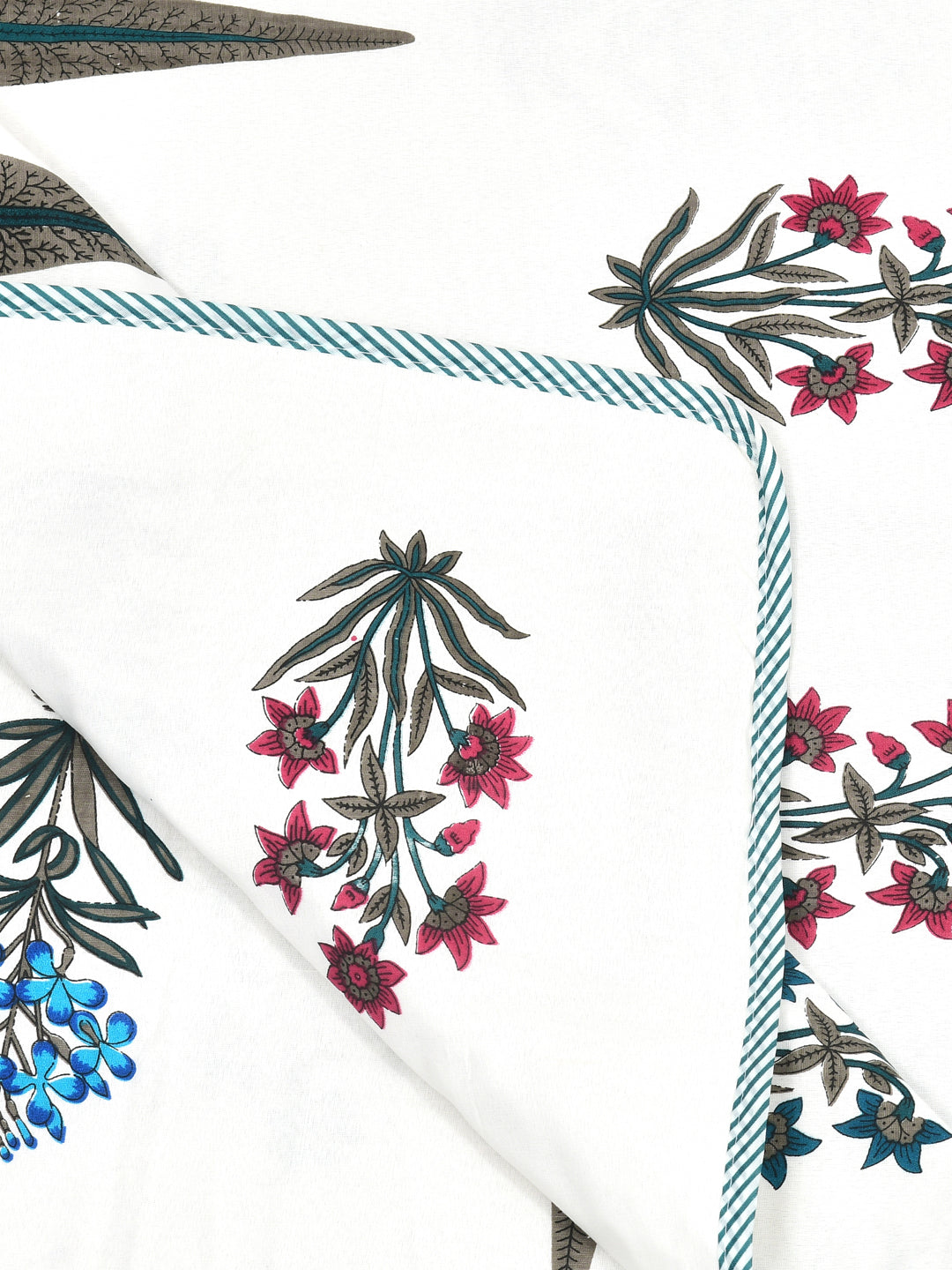 Ethnic Printed Reversible Single Bed Cotton AC Blanket | Lightweight Summer Dohar 60x90 inches