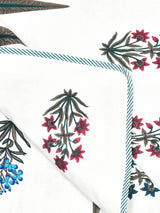 Ethnic Printed Reversible Single Bed Cotton AC Blanket | Lightweight Summer Dohar 60x90 inches