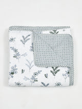 Ethnic Printed Reversible Single Bed Cotton AC Blanket | Lightweight Summer Dohar 60x90 inches