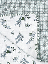 Ethnic Printed Reversible Single Bed Cotton AC Blanket | Lightweight Summer Dohar 60x90 inches