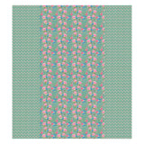 Premium Indigo Cotton Floral Print Super King Bedsheet with 2 Pillow Covers(108*108)