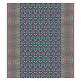 Premium Indigo Cotton Floral Print Super King Bedsheet with 2 Pillow Covers(108*108)