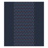 Premium Indigo Cotton Floral Print Super King Bedsheet with 2 Pillow Covers(108*108)