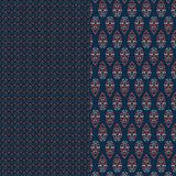 Premium Indigo Cotton Floral Print Super King Bedsheet with 2 Pillow Covers(108*108)