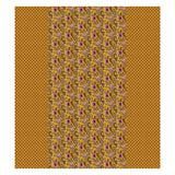 Premium Indigo Cotton Floral Print Super King Bedsheet with 2 Pillow Covers(108*108)