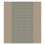 Premium Indigo Cotton Floral Print Super King Bedsheet with 2 Pillow Covers(108*108)