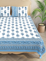 Double King Bedsheet with 2 Pillow Covers