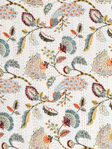 Handblock printed Kantha Bedcover