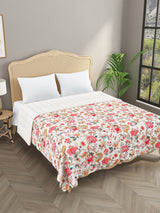 Handblock printed Kantha Bedcover