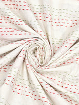 Handblock printed Kantha Bedcover