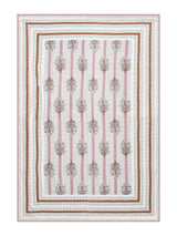 Ethnic Printed Reversible Single Bed Cotton AC Blanket | Lightweight Summer Dohar 60x90 inches