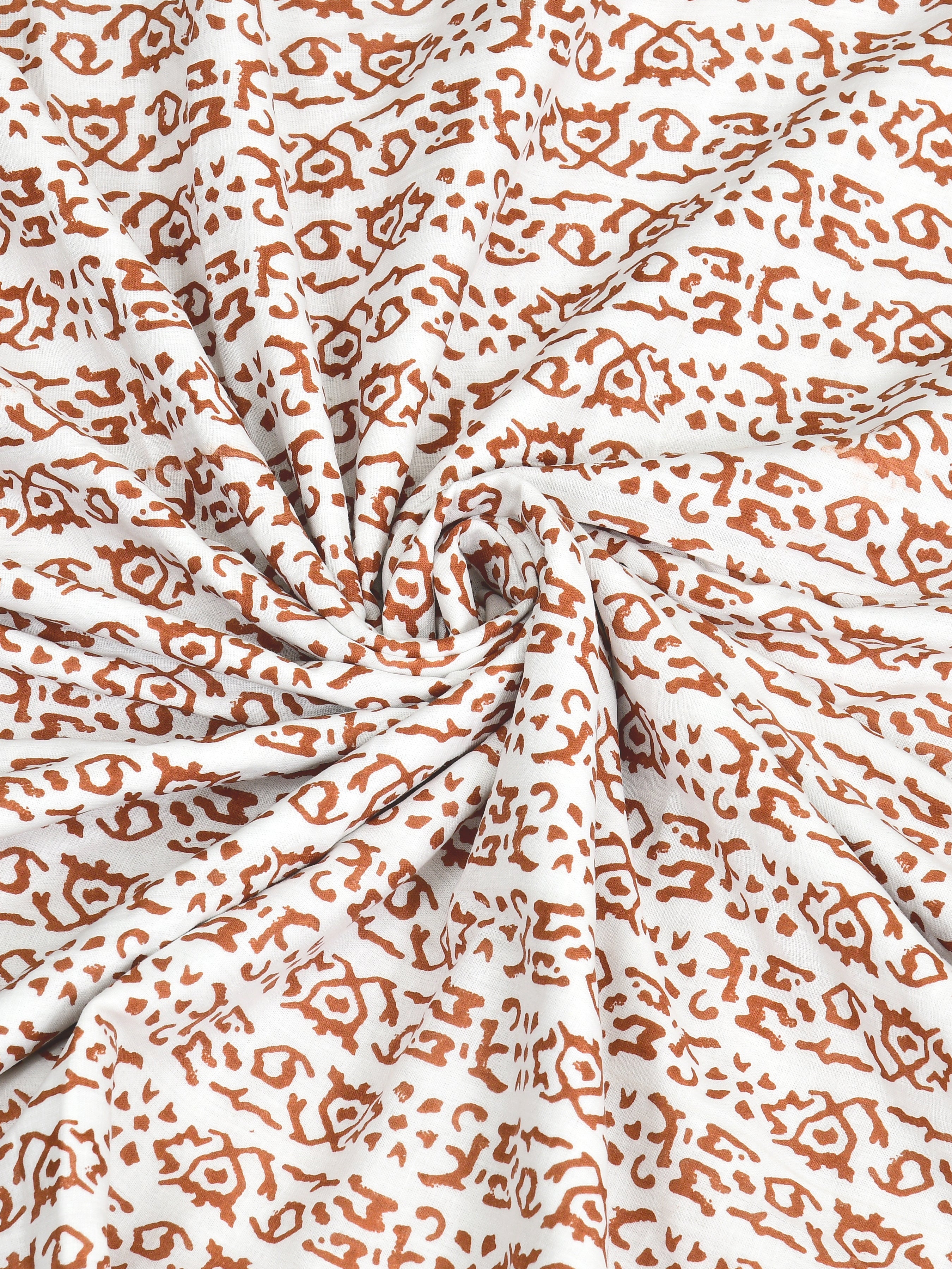 Ethnic Printed Reversible Single Bed Cotton AC Blanket | Lightweight Summer Dohar 60x90 inches