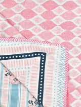 Ethnic Printed Reversible Single Bed Cotton AC Blanket | Lightweight Summer Dohar 60x90 inches