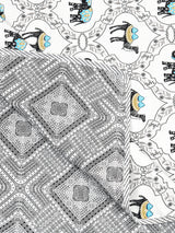 Ethnic Printed Reversible Single Bed Cotton AC Blanket | Lightweight Summer Dohar 60x90 inches