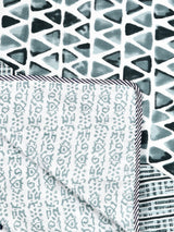 Ethnic Printed Reversible Single Bed Cotton AC Blanket | Lightweight Summer Dohar 60x90 inches