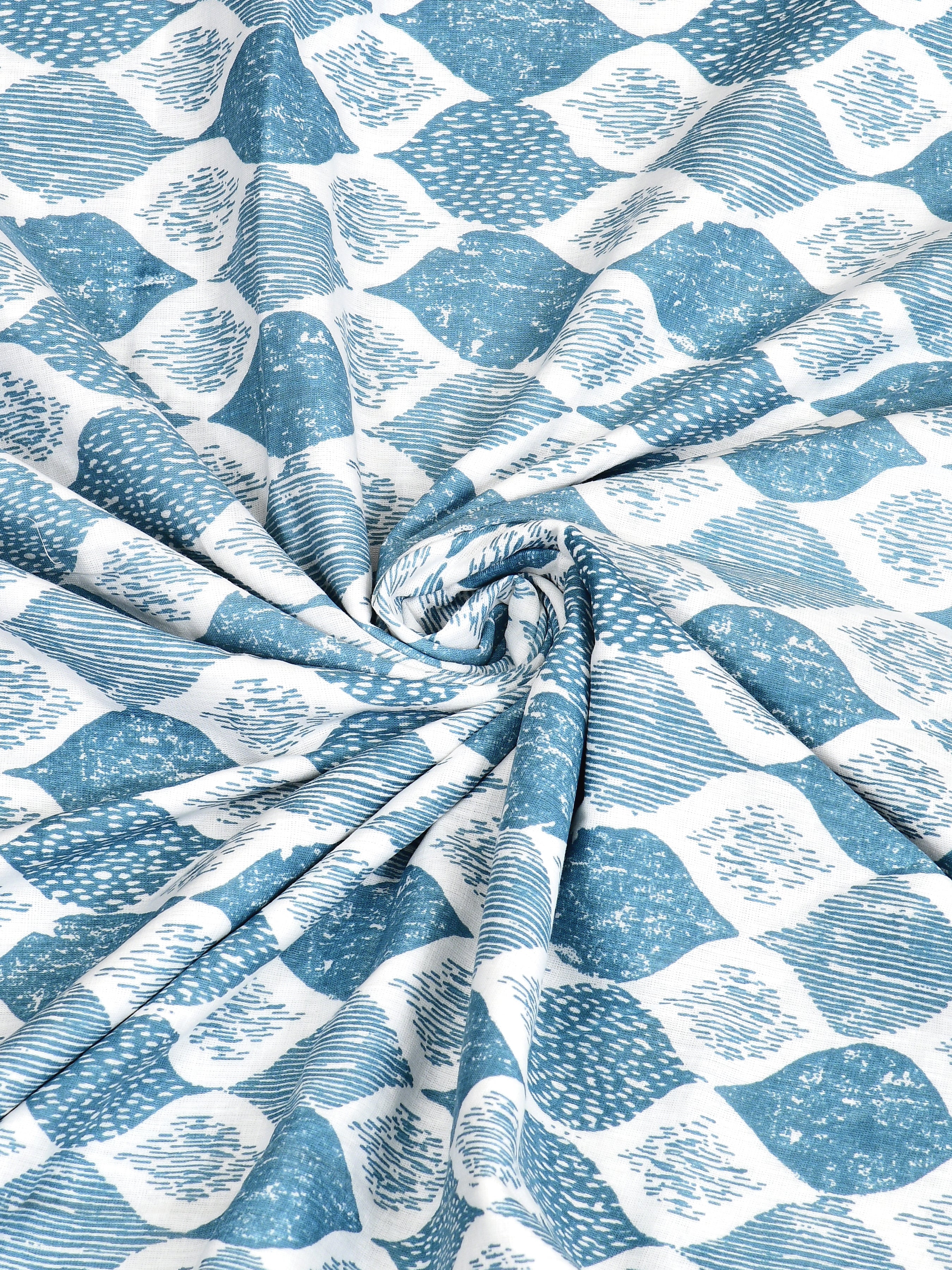 Ethnic Printed Reversible Single Bed Cotton AC Blanket | Lightweight Summer Dohar 60x90 inches