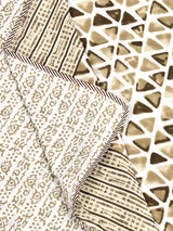 Ethnic Printed Reversible Single Bed Cotton AC Blanket | Lightweight Summer Dohar 60x90 inches