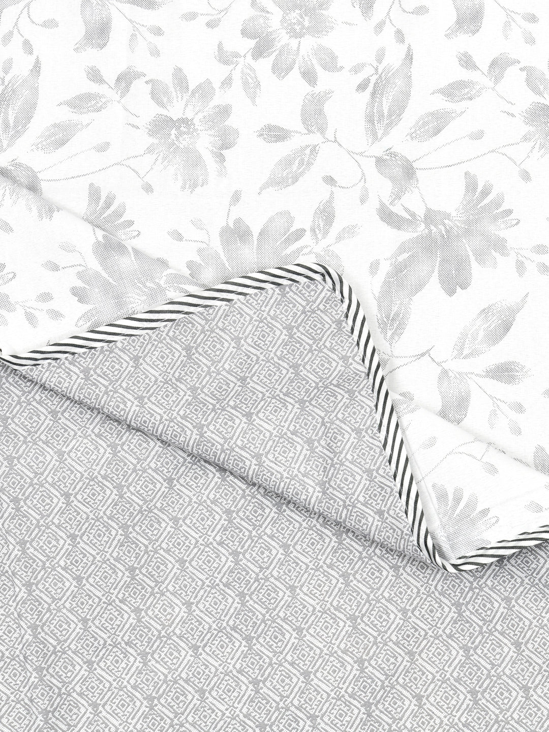 Ethnic Printed Reversible Single Bed Cotton AC Blanket | Lightweight Summer Dohar 60x90 inches