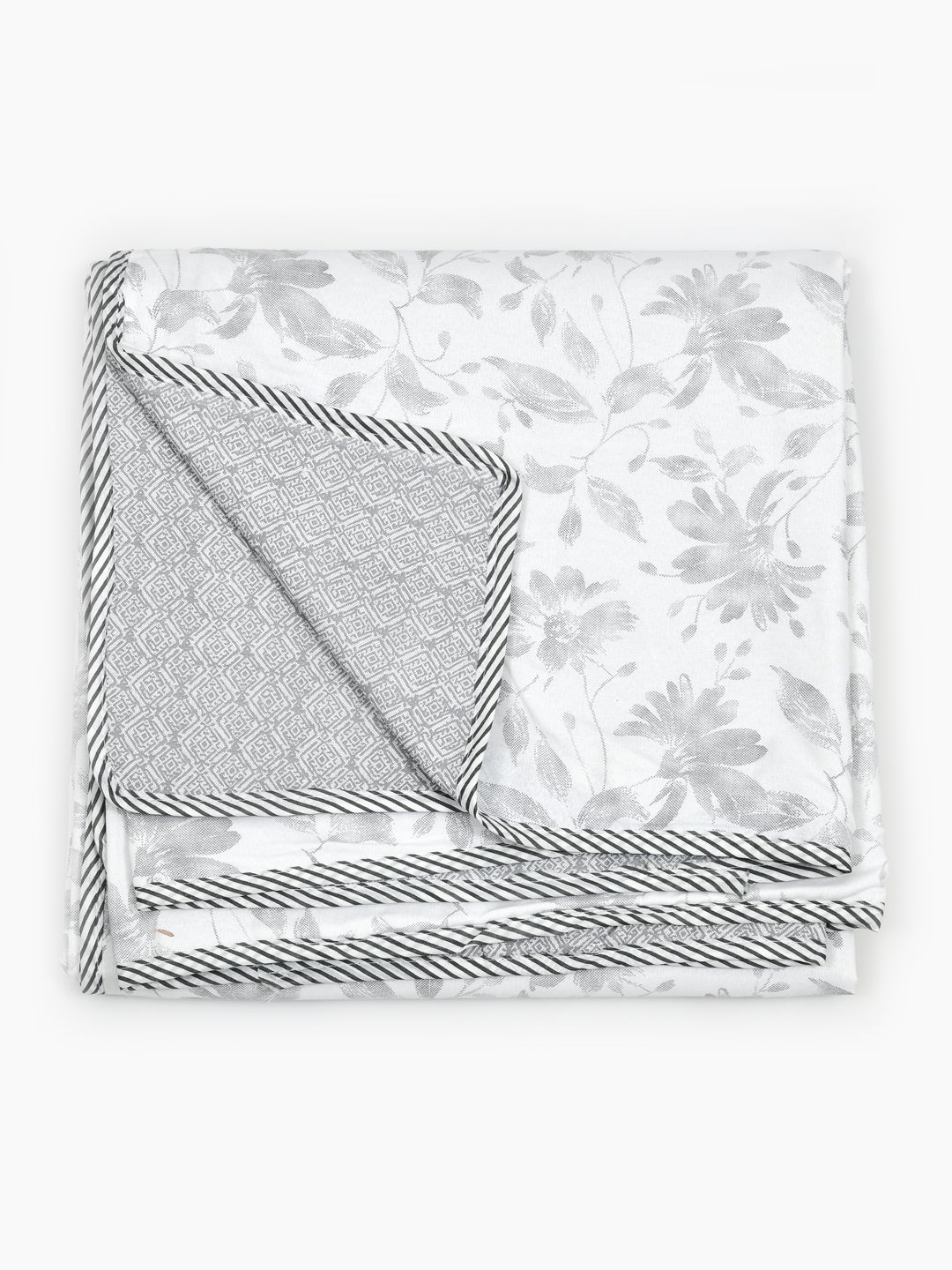 Ethnic Printed Reversible Single Bed Cotton AC Blanket | Lightweight Summer Dohar 60x90 inches