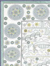 Ethnic Printed Reversible Single Bed Cotton AC Blanket | Lightweight Summer Dohar 60x90 inches