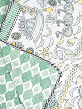 Ethnic Printed Reversible Single Bed Cotton AC Blanket | Lightweight Summer Dohar 60x90 inches