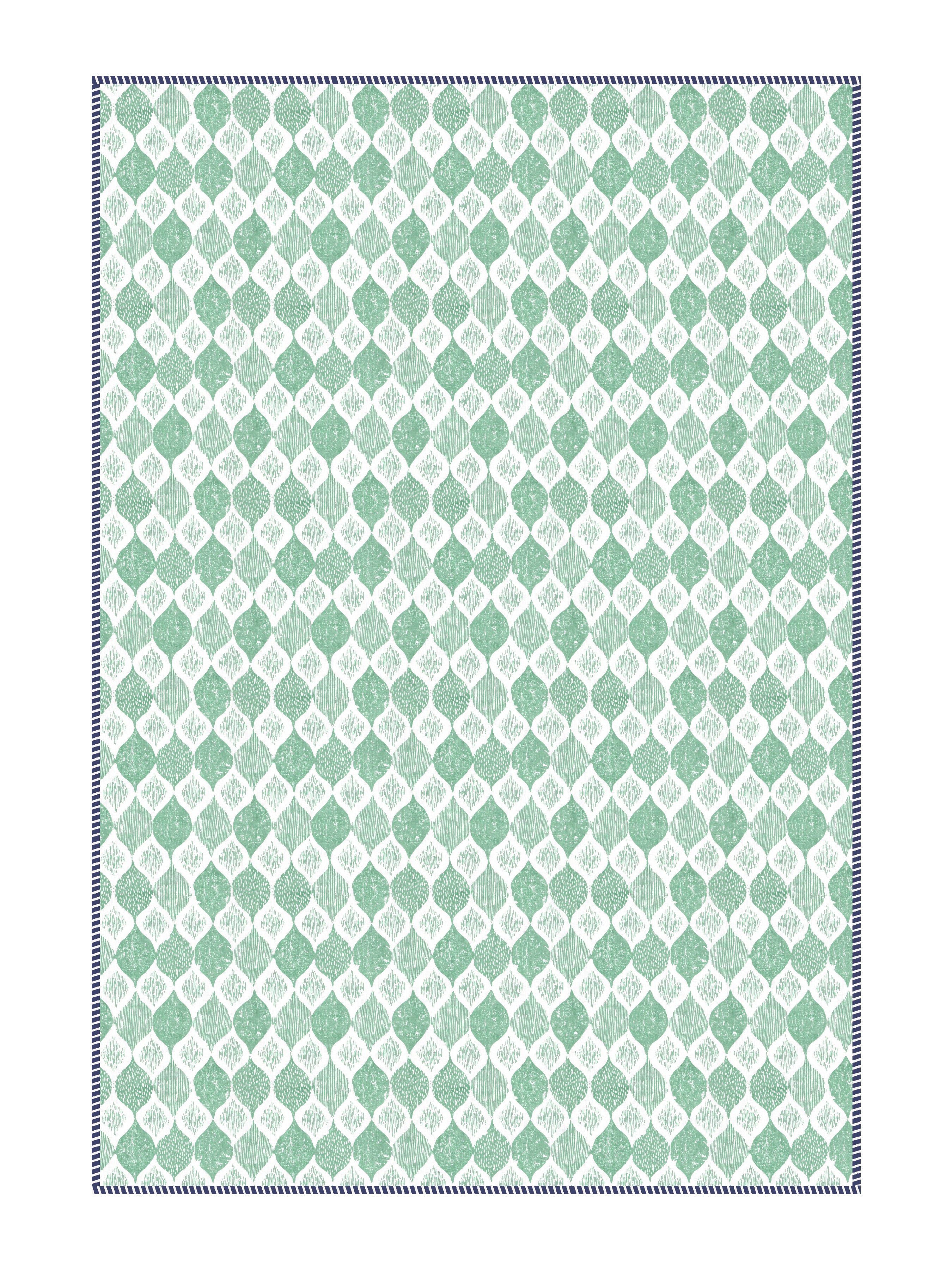 Ethnic Printed Reversible Single Bed Cotton AC Blanket | Lightweight Summer Dohar 60x90 inches