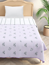 Ethnic Printed Reversible Single Bed Cotton AC Blanket | Lightweight Summer Dohar 60x90 inches
