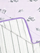 Ethnic Printed Reversible Single Bed Cotton AC Blanket | Lightweight Summer Dohar 60x90 inches