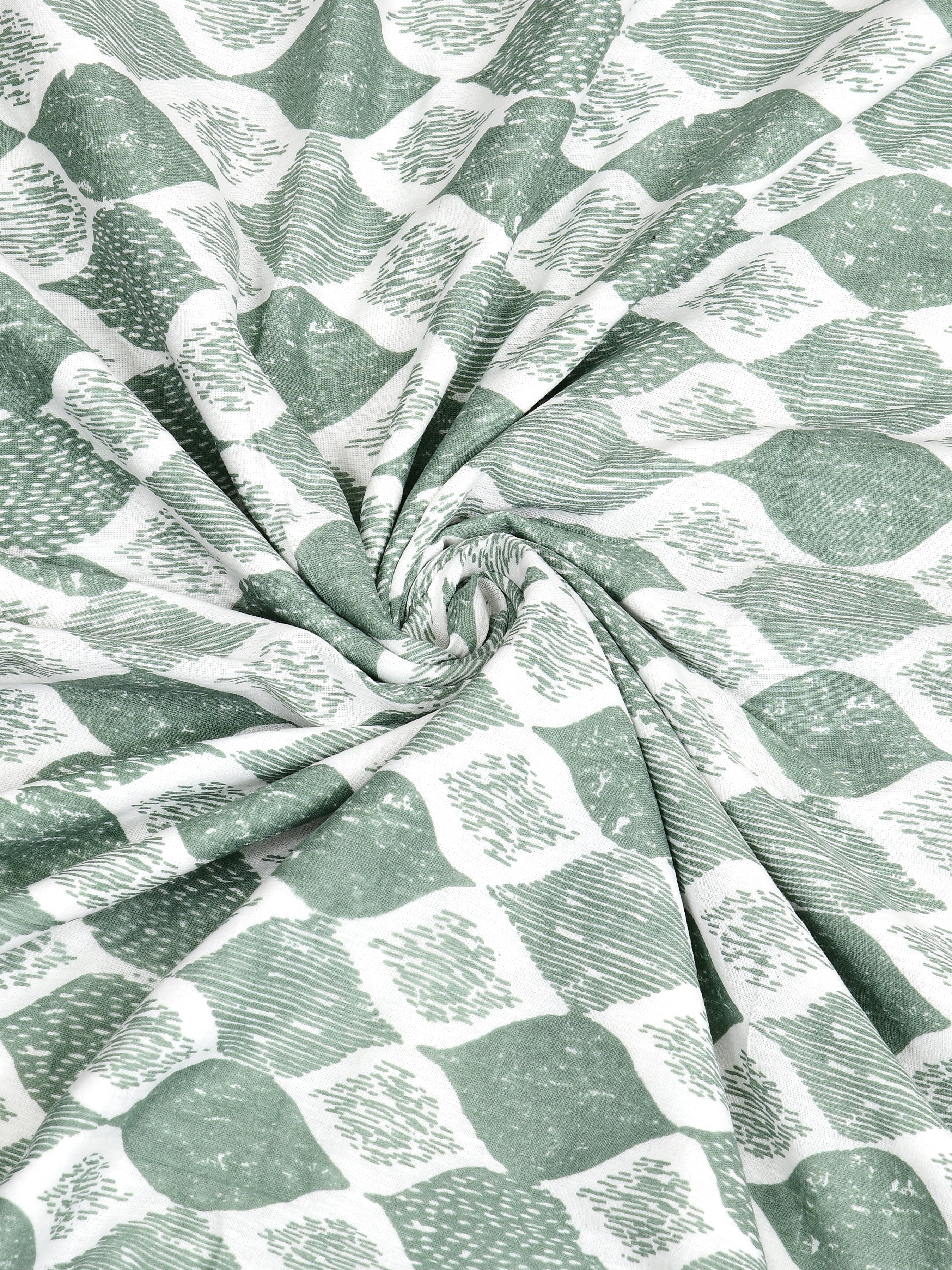 Ethnic Printed Reversible Single Bed Cotton AC Blanket | Lightweight Summer Dohar 60x90 inches
