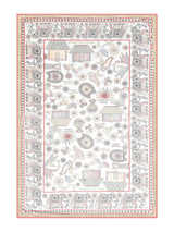 Ethnic Printed Reversible Single Bed Cotton AC Blanket | Lightweight Summer Dohar 60x90 inches