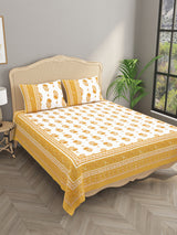 Double King Bedsheet with 2 Pillow Covers