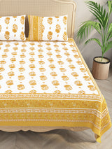 Double King Bedsheet with 2 Pillow Covers