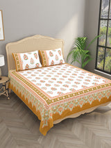 Double King Bedsheet with 2 Pillow Covers