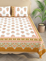 Double King Bedsheet with 2 Pillow Covers