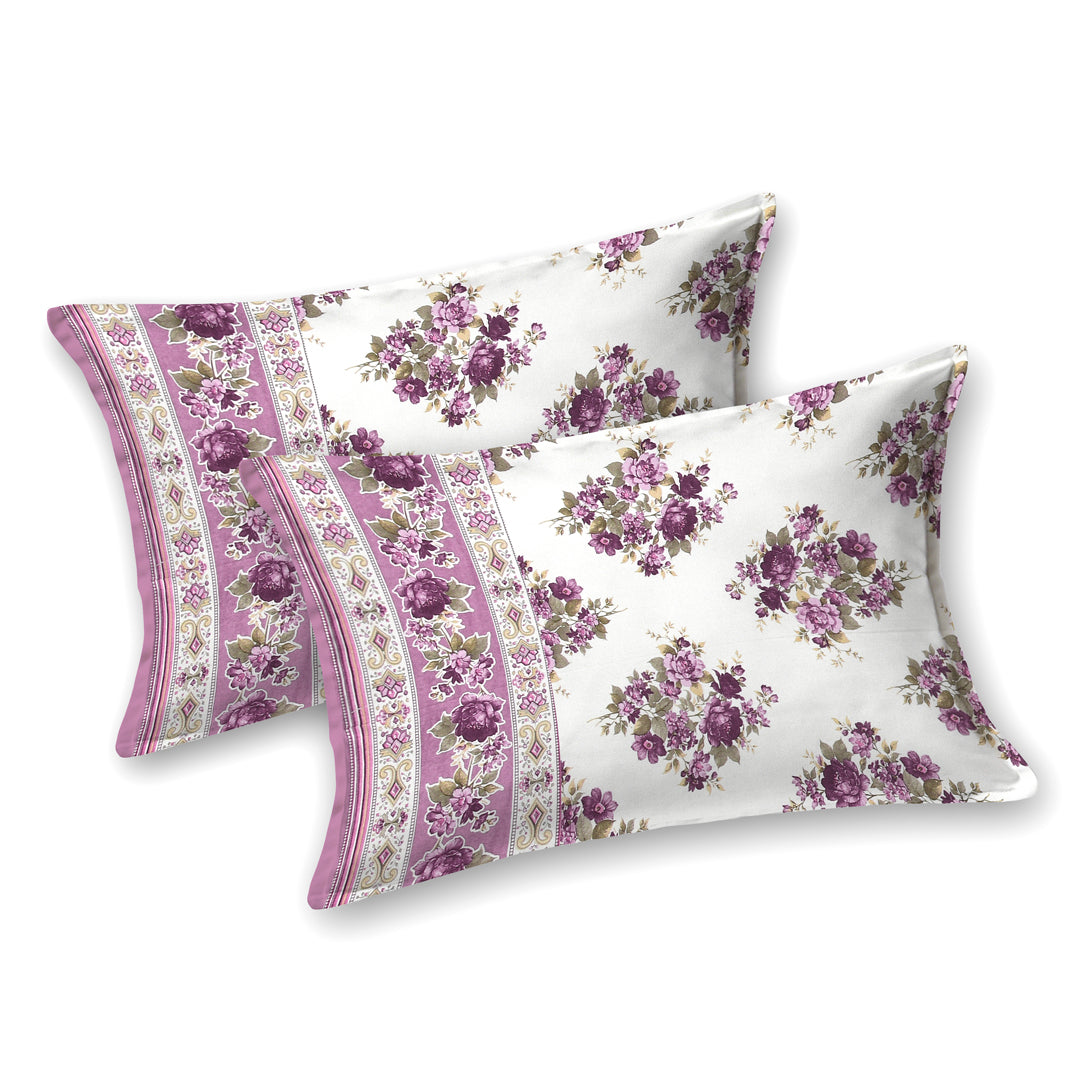 Double King Bedsheet with 2 Pillow Covers