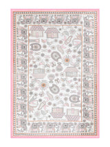 Ethnic Printed Reversible Single Bed Cotton AC Blanket | Lightweight Summer Dohar 60x90 inches