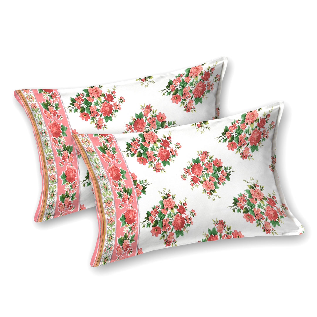 Double King Bedsheet with 2 Pillow Covers