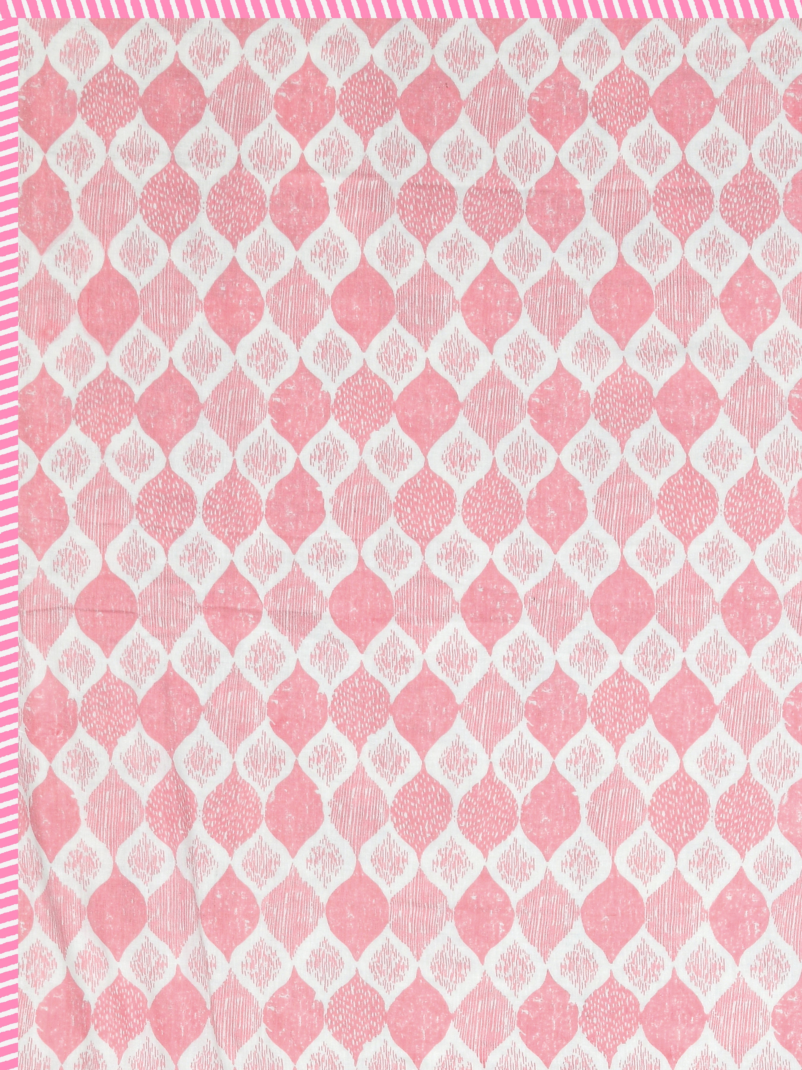 Ethnic Printed Reversible Single Bed Cotton AC Blanket | Lightweight Summer Dohar 60x90 inches