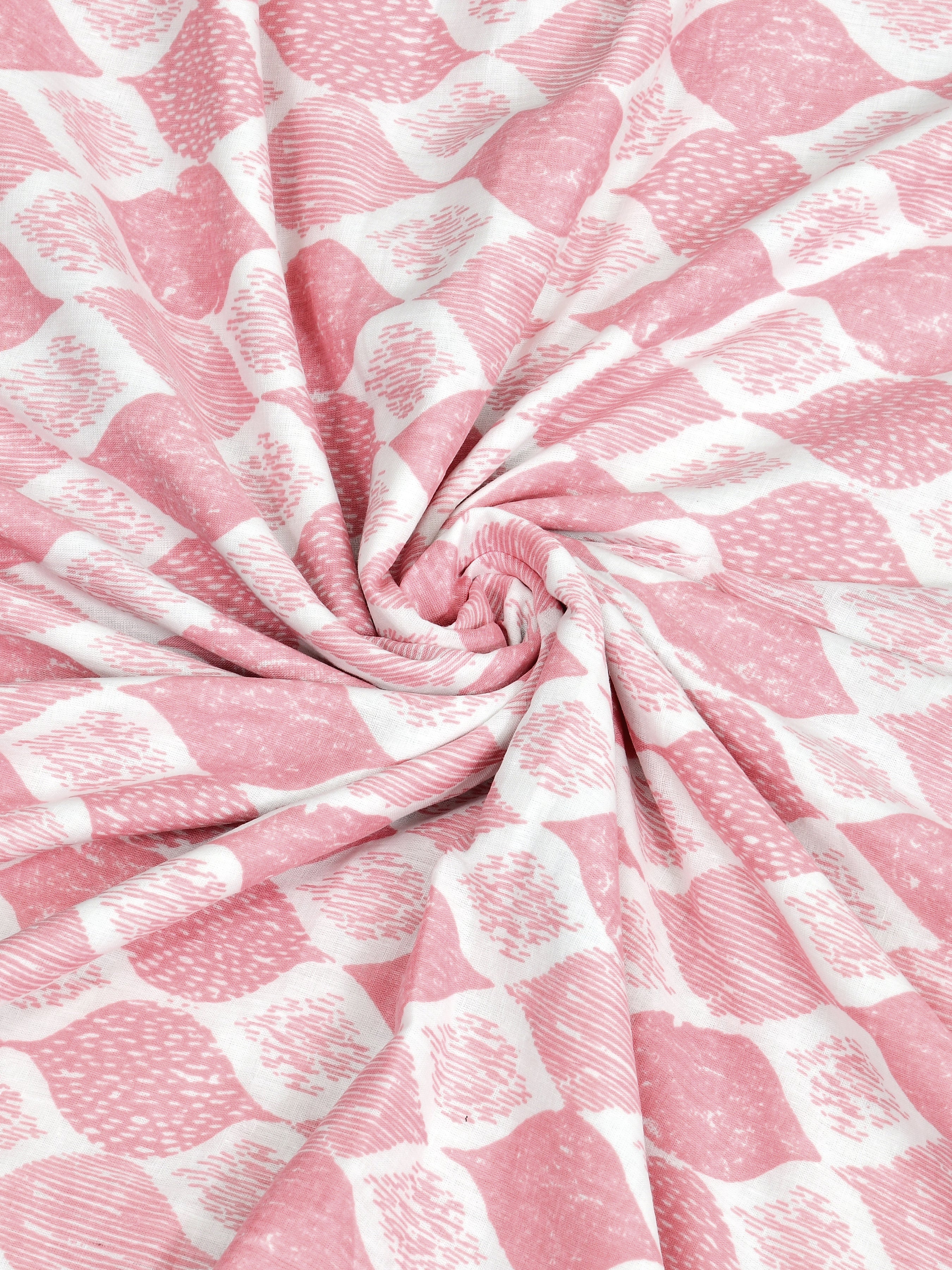 Ethnic Printed Reversible Single Bed Cotton AC Blanket | Lightweight Summer Dohar 60x90 inches