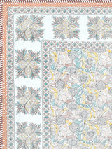 Ethnic Printed Reversible Single Bed Cotton AC Blanket | Lightweight Summer Dohar 60x90 inches