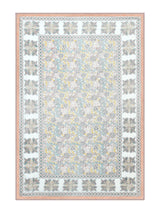 Ethnic Printed Reversible Single Bed Cotton AC Blanket | Lightweight Summer Dohar 60x90 inches