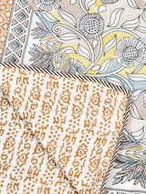 Ethnic Printed Reversible Single Bed Cotton AC Blanket | Lightweight Summer Dohar 60x90 inches