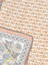 Ethnic Printed Reversible Single Bed Cotton AC Blanket | Lightweight Summer Dohar 60x90 inches