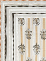 Ethnic Printed Reversible Single Bed Cotton AC Blanket | Lightweight Summer Dohar 60x90 inches
