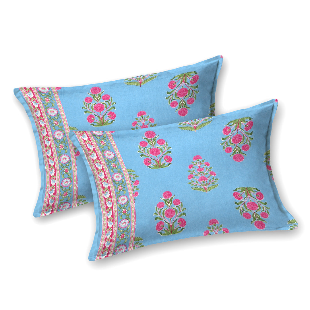 Double King Bedsheet with 2 Pillow Covers