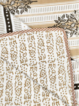 Ethnic Printed Reversible Single Bed Cotton AC Blanket | Lightweight Summer Dohar 60x90 inches