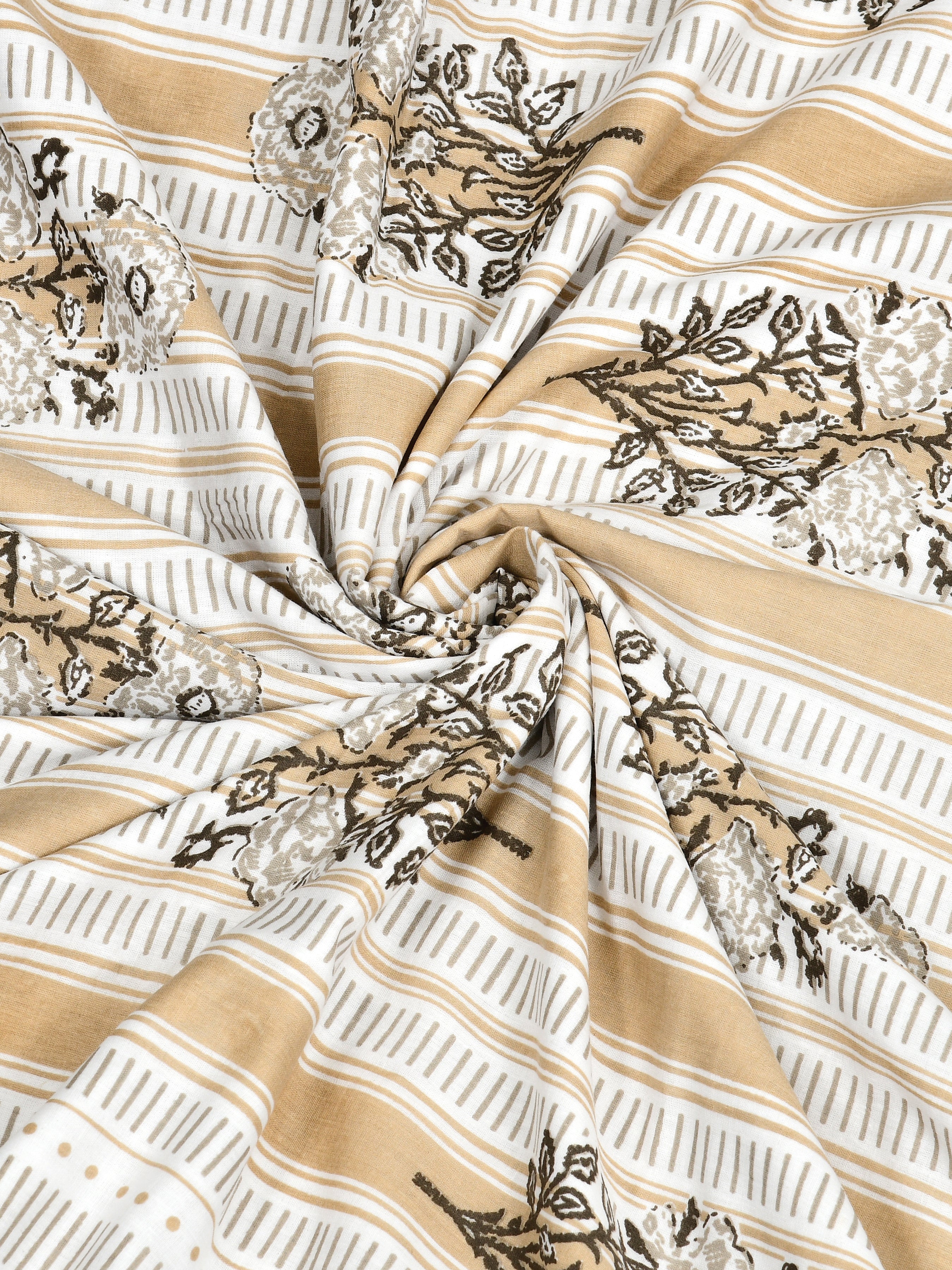 Ethnic Printed Reversible Single Bed Cotton AC Blanket | Lightweight Summer Dohar 60x90 inches